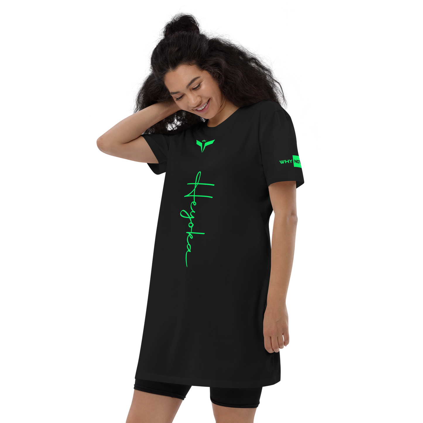 WHY_NOT NEON Organic cotton t-shirt dress