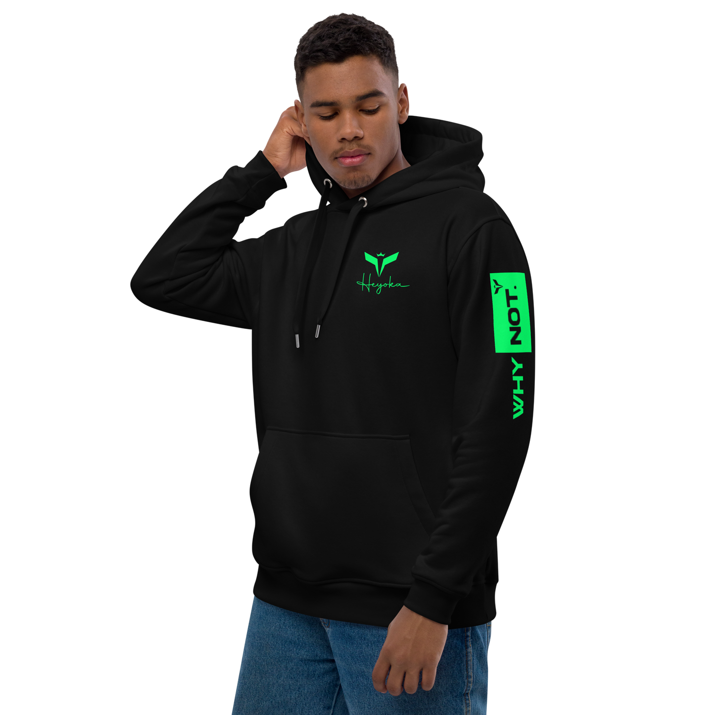 WHY_NOT NEON Premium eco hoodie