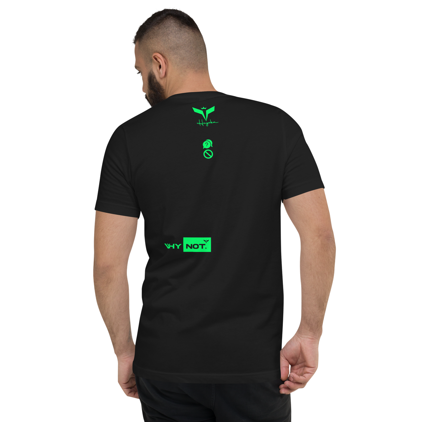 WHY_NOT NEON Unisex Short Sleeve V-Neck T-Shirt