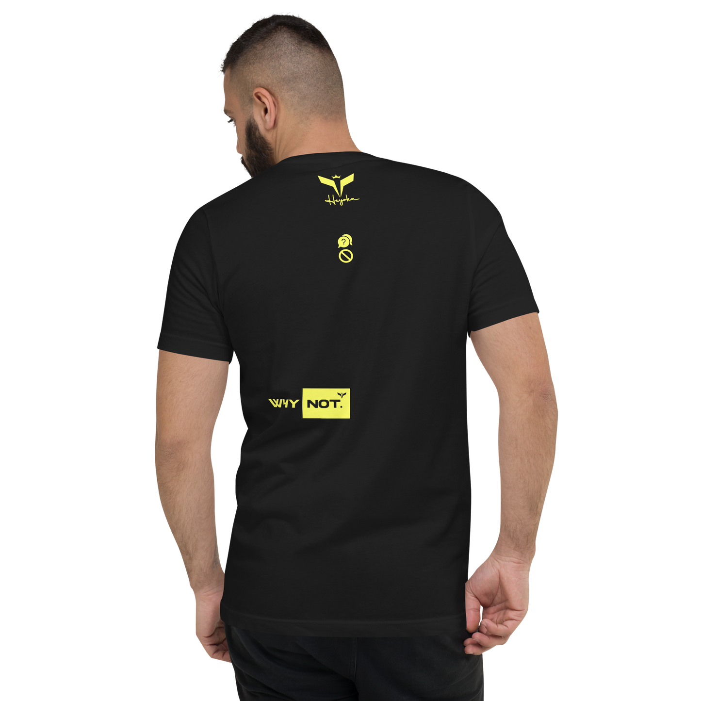 WHY_NOT NEON Unisex Short Sleeve V-Neck T-Shirt