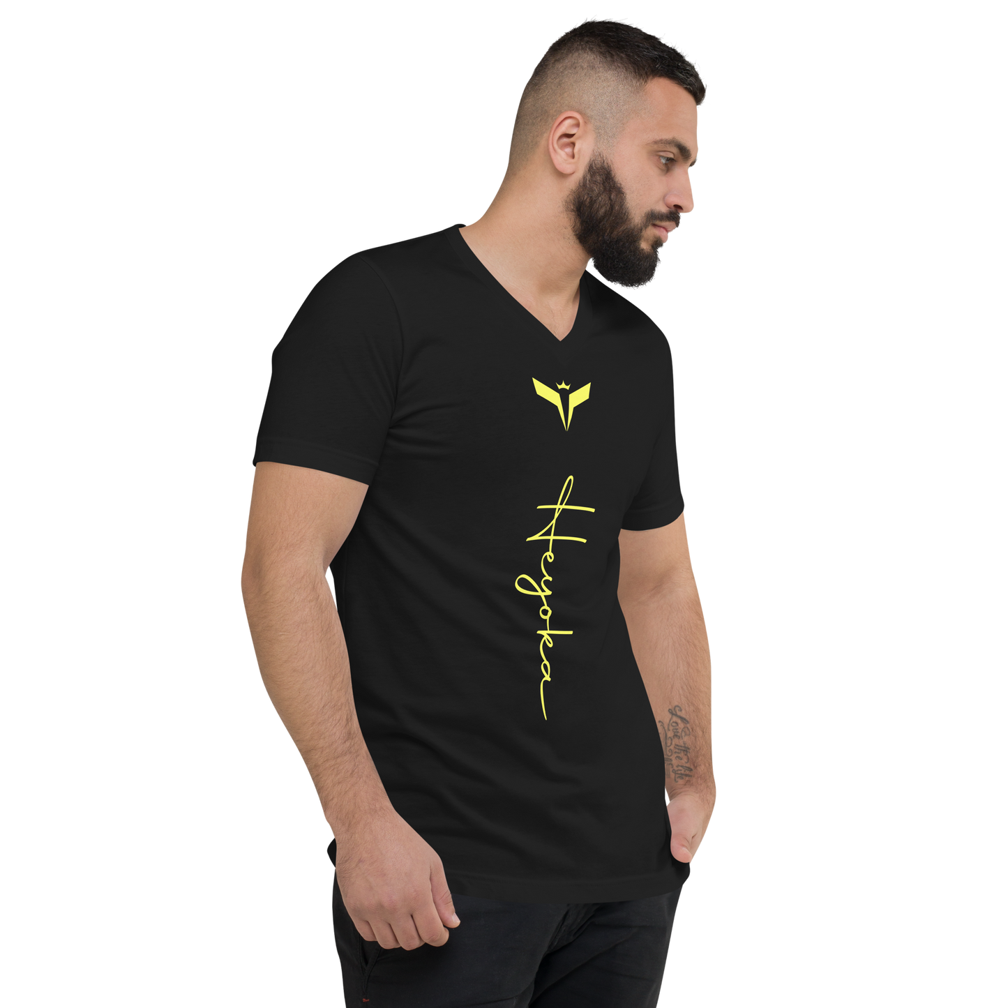 WHY_NOT NEON Unisex Short Sleeve V-Neck T-Shirt